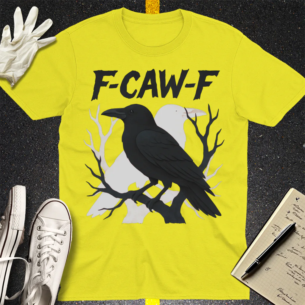 F-CAW-F Raven Attitude T-Shirt - Cornsilk