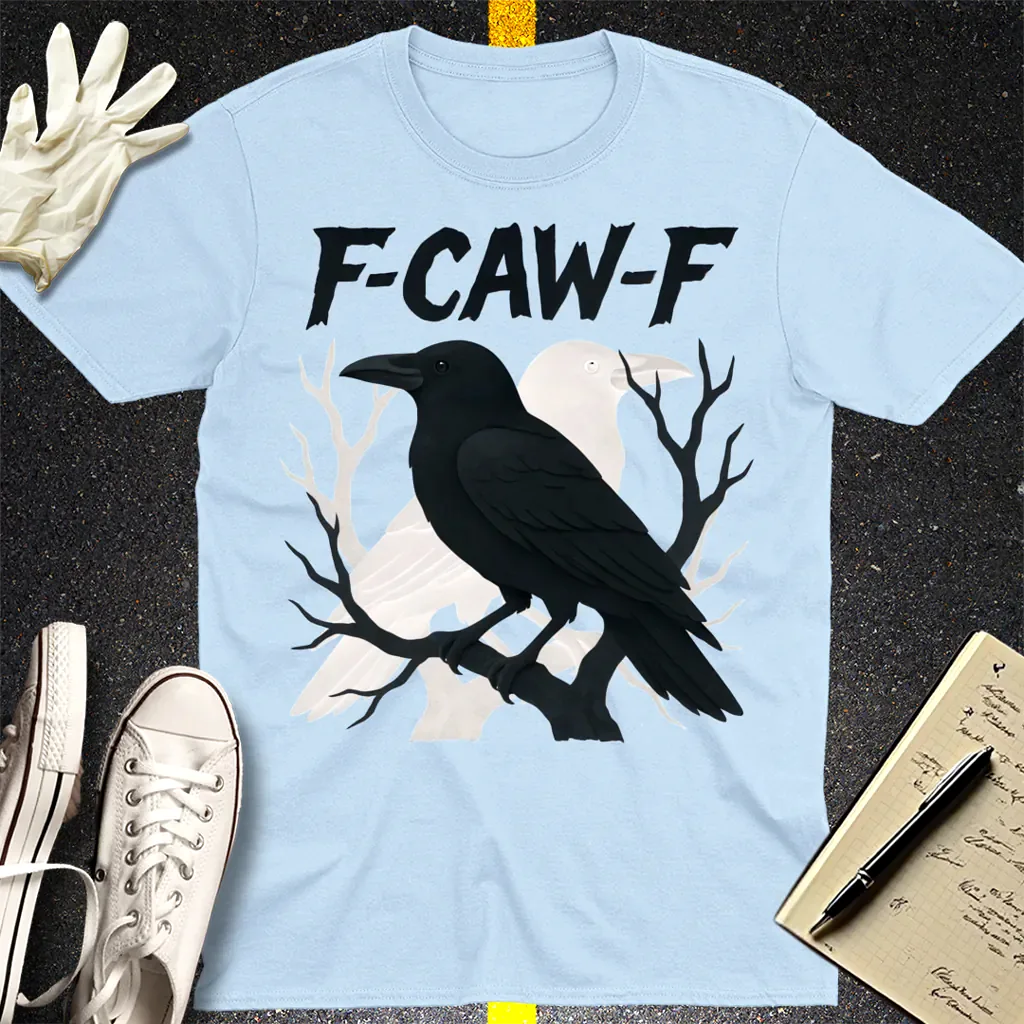 F-CAW-F Raven Attitude T-Shirt - Light Blue