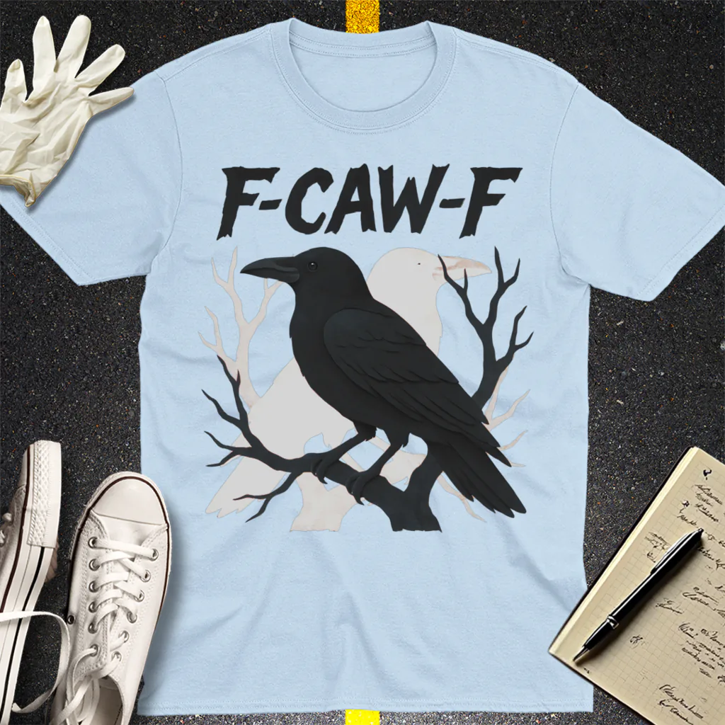 F-CAW-F Raven Attitude T-Shirt - Light Blue