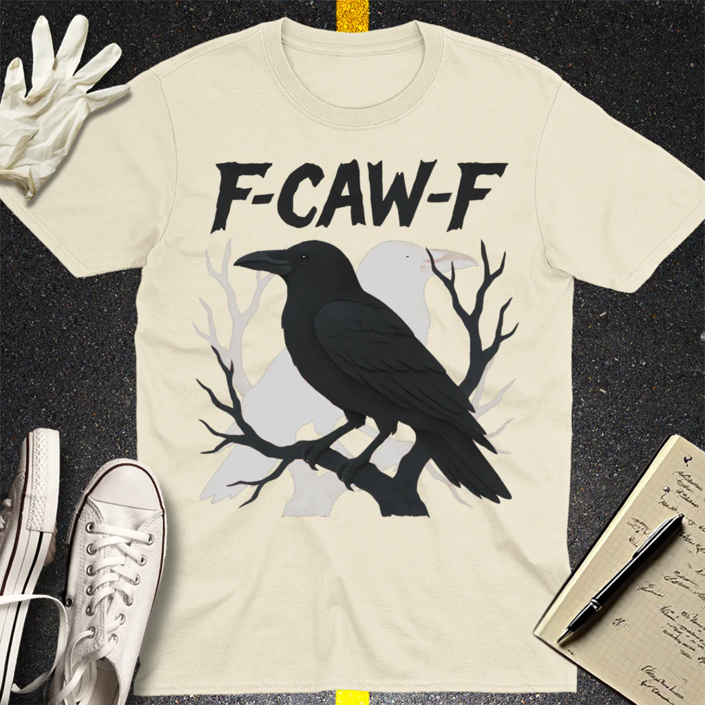 F-CAW-F Raven Attitude T-Shirt - Natural