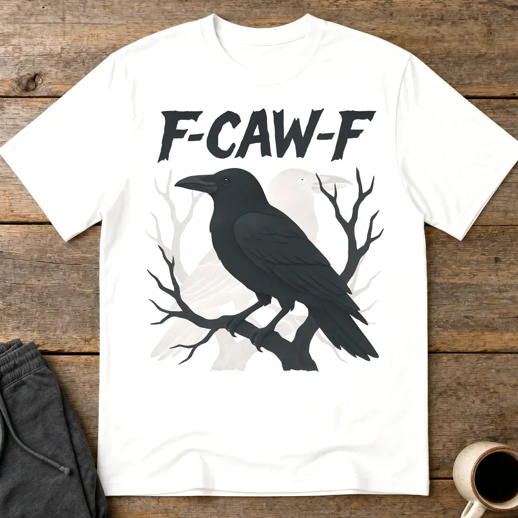 F-CAW-F Raven Attitude T-Shirt - White