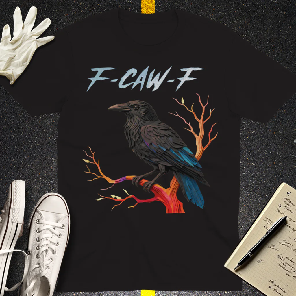 F-CAW-F Raven T-Shirt - Black
