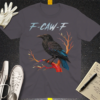 F-CAW-F Raven T-Shirt - Charcoal