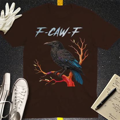 F-CAW-F Raven T-Shirt - Dark Chocolate