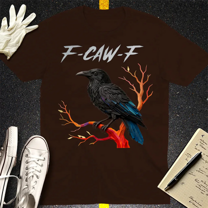 F-CAW-F Raven T-Shirt - Dark Chocolate
