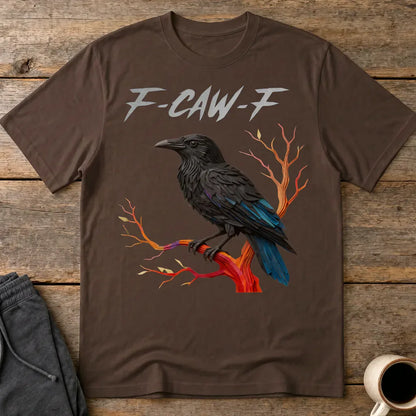F-CAW-F Raven T-Shirt - Dark Chocolate