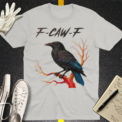 F-CAW-F Raven T-Shirt - Ice Grey