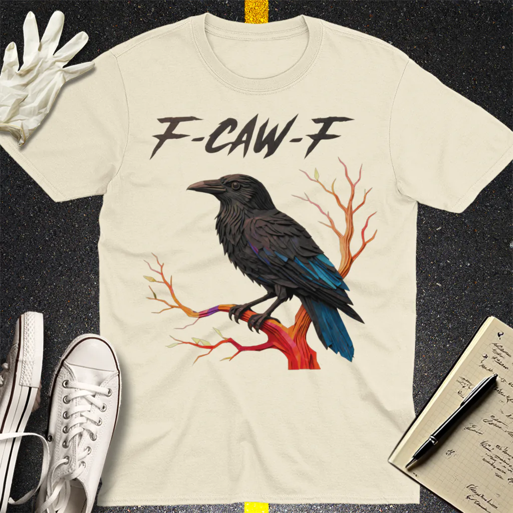 F-CAW-F Raven T-Shirt - Natural