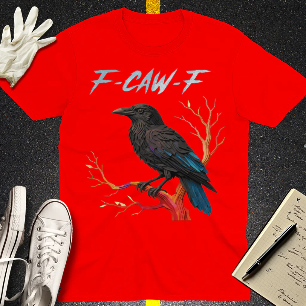 F-CAW-F Raven T-Shirt - Red