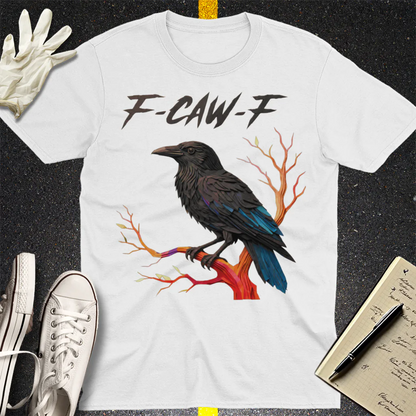 F-CAW-F Raven T-Shirt - White