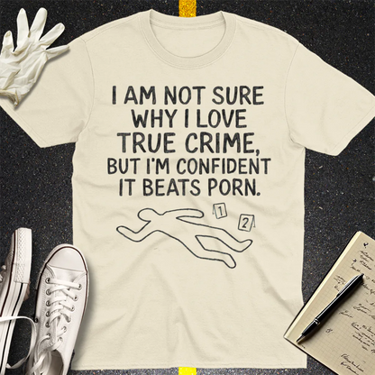 True Crime Addiction T-Shirt - Natural