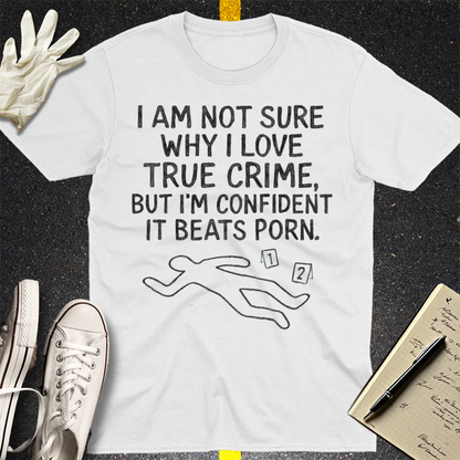 True Crime Addiction T-Shirt - White