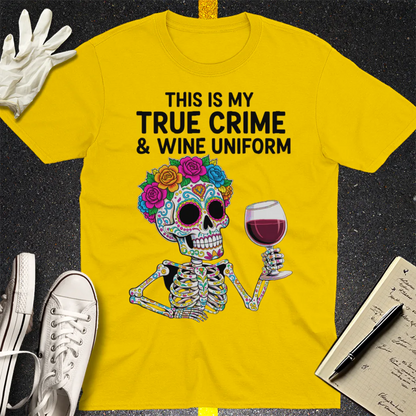 True Crime & Wine Uniform T-Shirt - Daisy