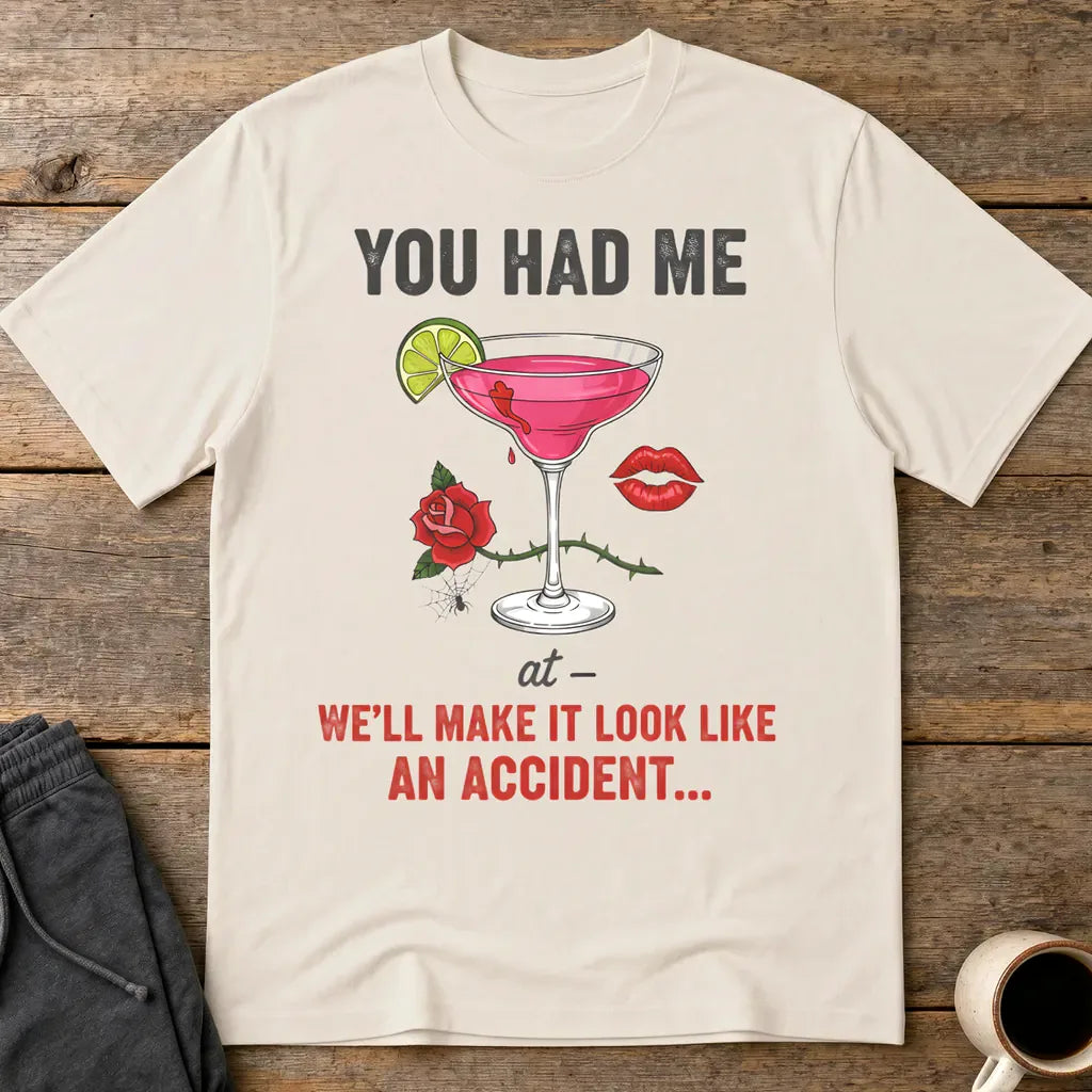 We'll Make It Look Like An Accident T-Shirt - Ice Grey
