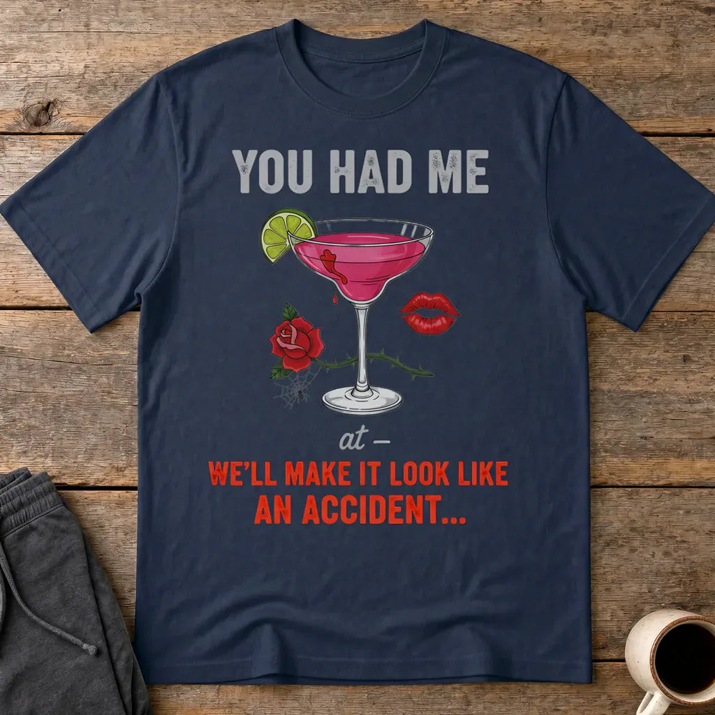 We'll Make It Look Like An Accident T-Shirt - Navy