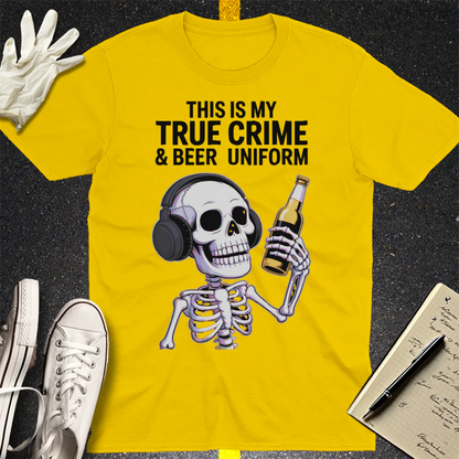 True Crime & Beer Uniform T-Shirt - Daisy
