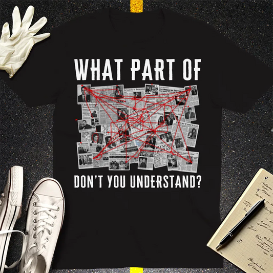 Conspiracy Board Madness T-Shirt - Black