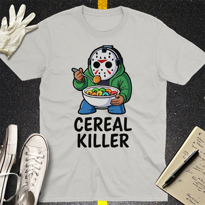 Cereal Killer T-Shirt - Ice Grey