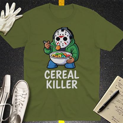 Cereal Killer T-Shirt - Military Green