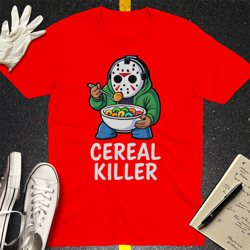 Cereal Killer T-Shirt - Red
