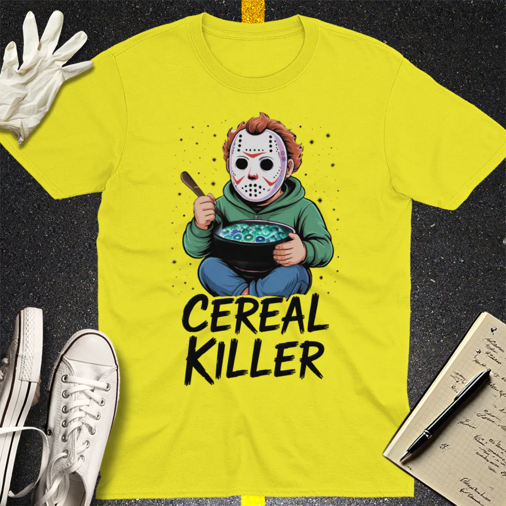 Cereal Killer T-Shirt - Cornsilk