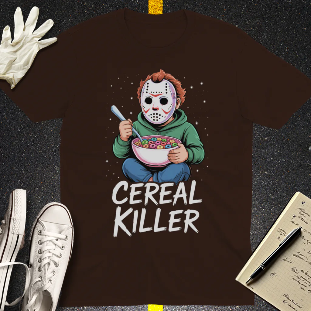 Cereal Killer T-Shirt - Dark Chocolate