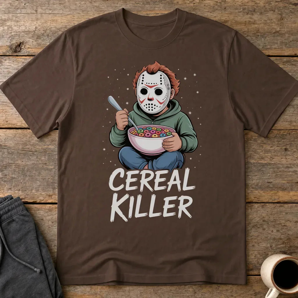 Cereal Killer T-Shirt - Dark Chocolate