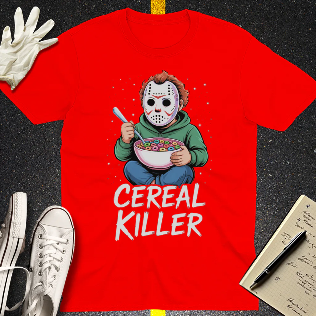 Cereal Killer T-Shirt - Red
