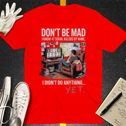 Serial Killer Obsession T-Shirt - Red