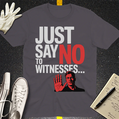 Just Say No T-Shirt - Charcoal