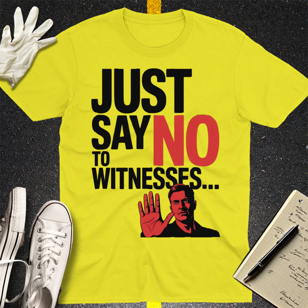 Just Say No T-Shirt - Cornsilk