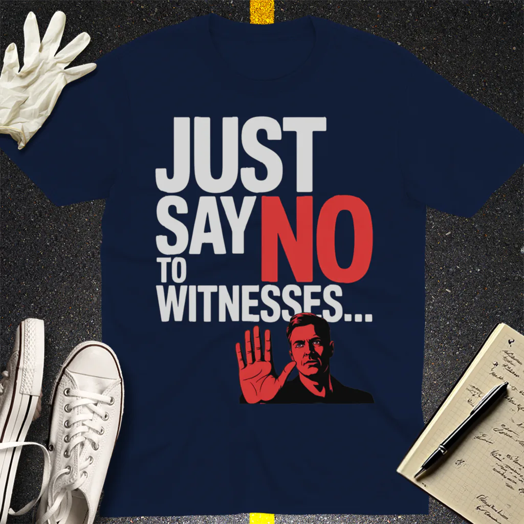 Just Say No T-Shirt - Navy