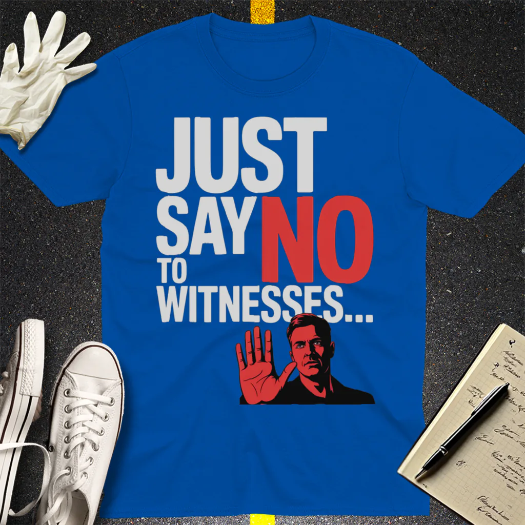 Just Say No T-Shirt - Royal