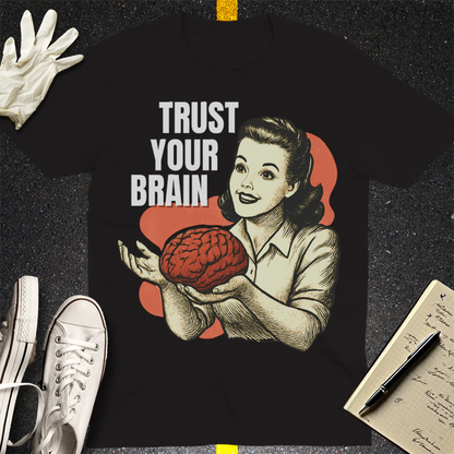 Brains for Dinner T-Shirt - Black