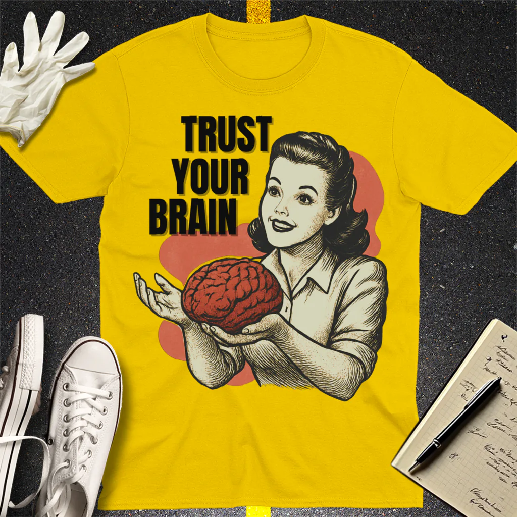 Brains for Dinner T-Shirt - Daisy
