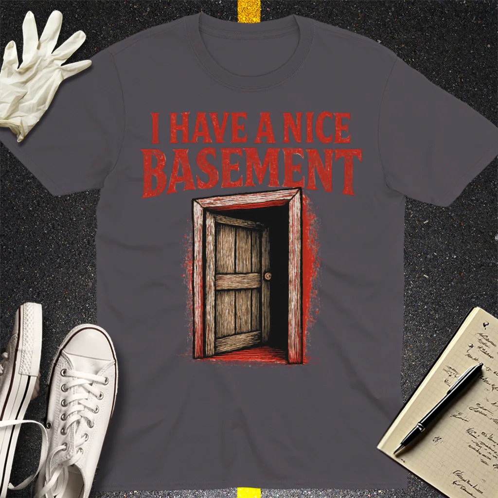 Nice Basement T-Shirt - Charcoal