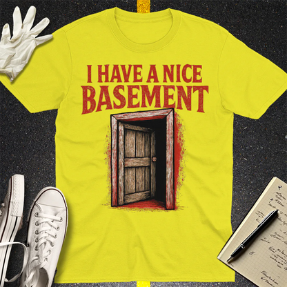 Nice Basement T-Shirt - Cornsilk