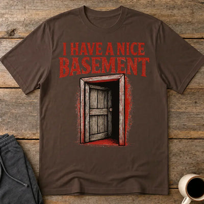 Nice Basement T-Shirt - Dark Chocolate