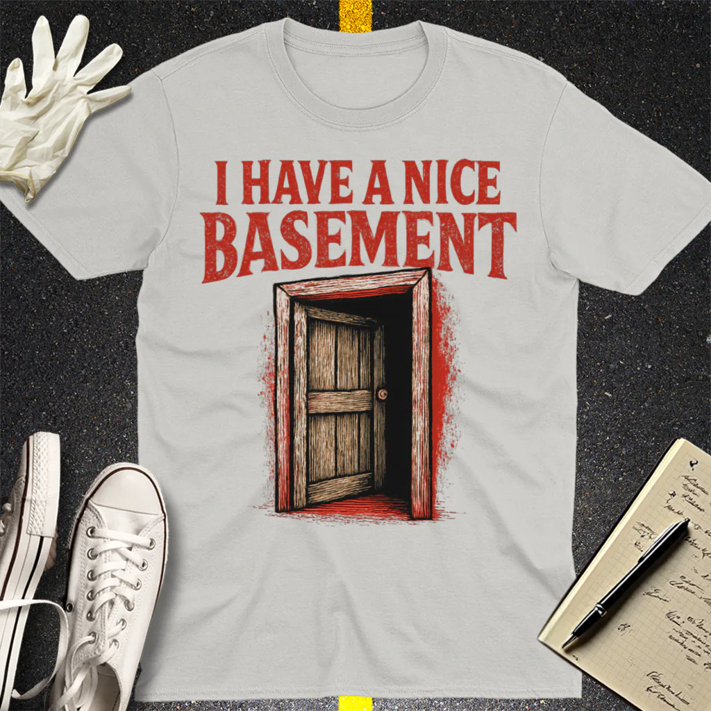 Nice Basement T-Shirt - Ice Grey