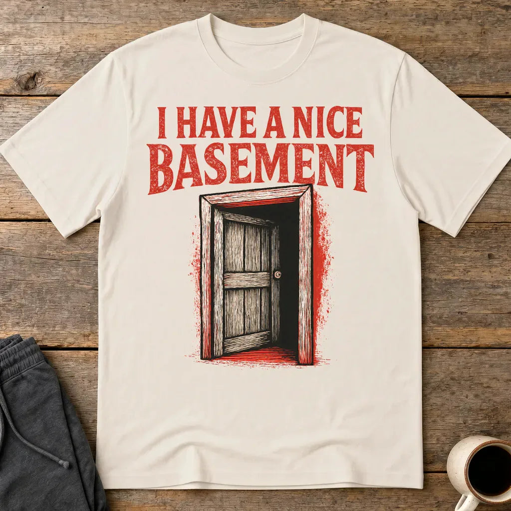 Nice Basement T-Shirt - Ice Grey