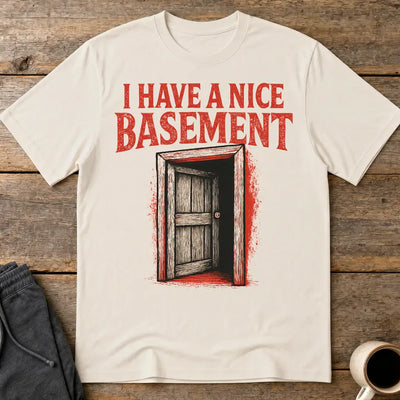 Nice Basement T-Shirt - Ice Grey