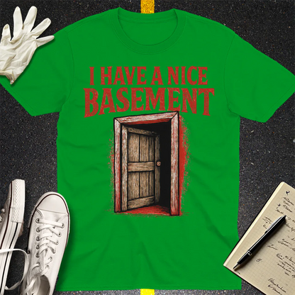Nice Basement T-Shirt - Irish Green