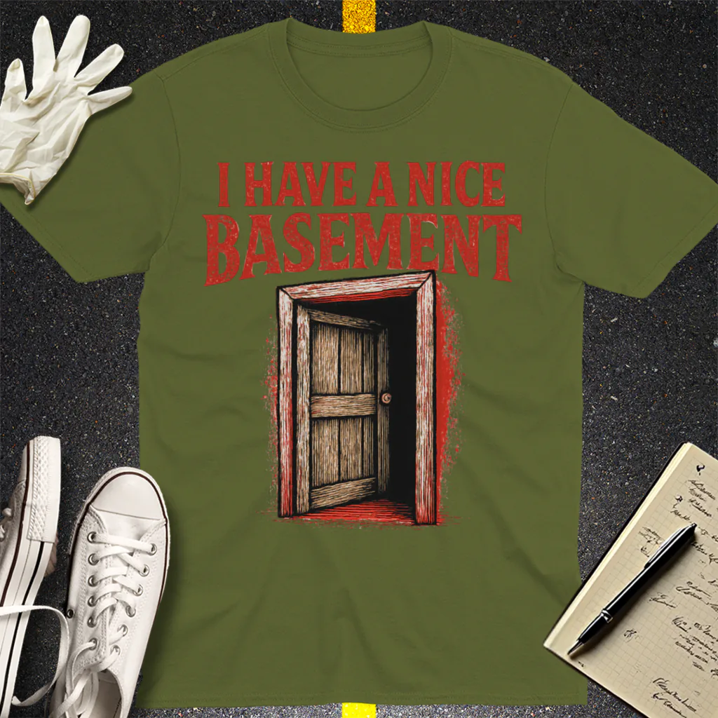 Nice Basement T-Shirt - Military Green