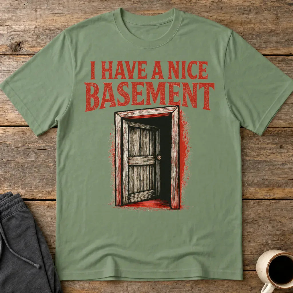 Nice Basement T-Shirt - Military Green