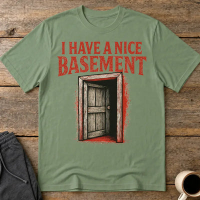Nice Basement T-Shirt - Military Green