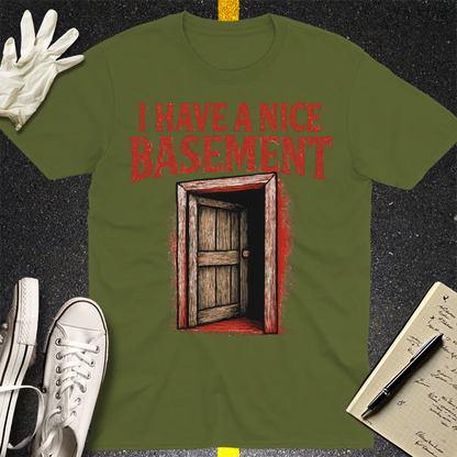Nice Basement T-Shirt - Military Green