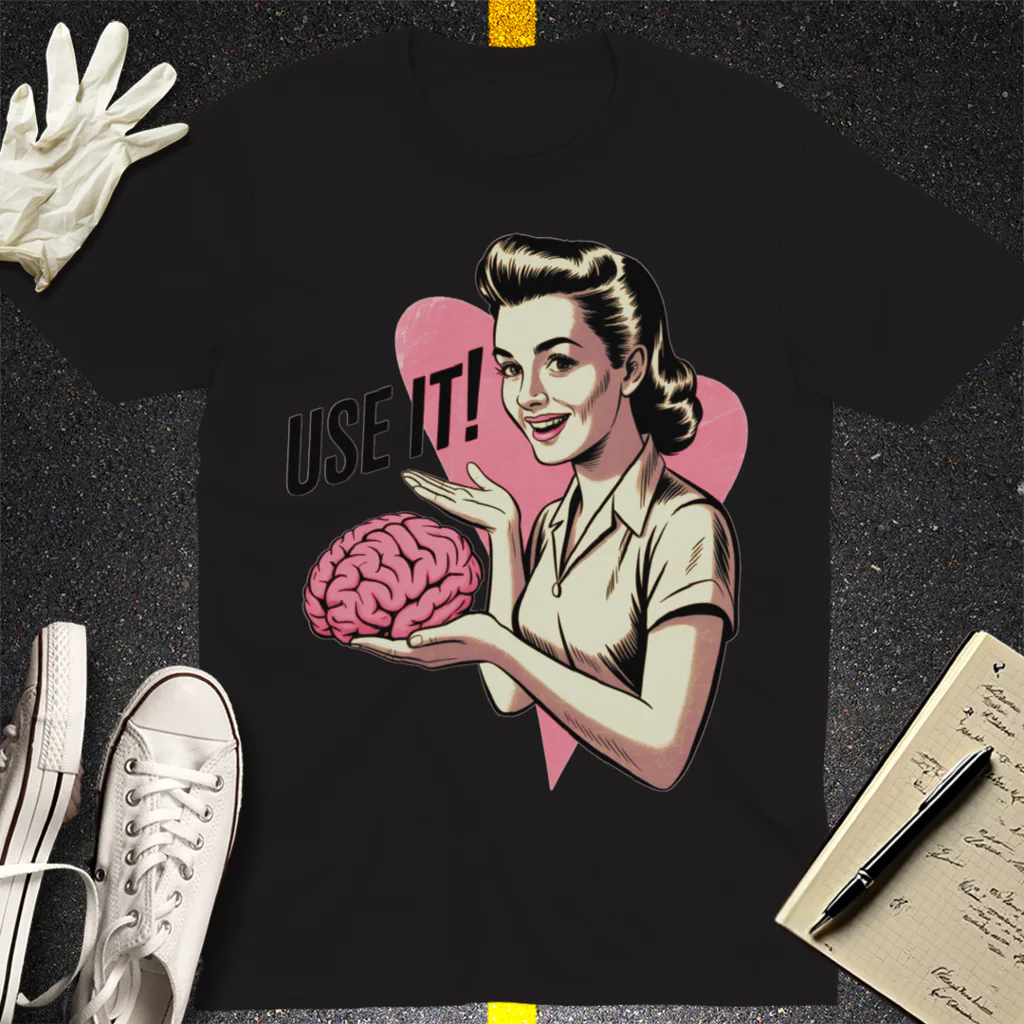 Use Your Brain T-Shirt - Black