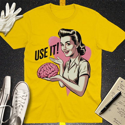 Use Your Brain T-Shirt - Daisy