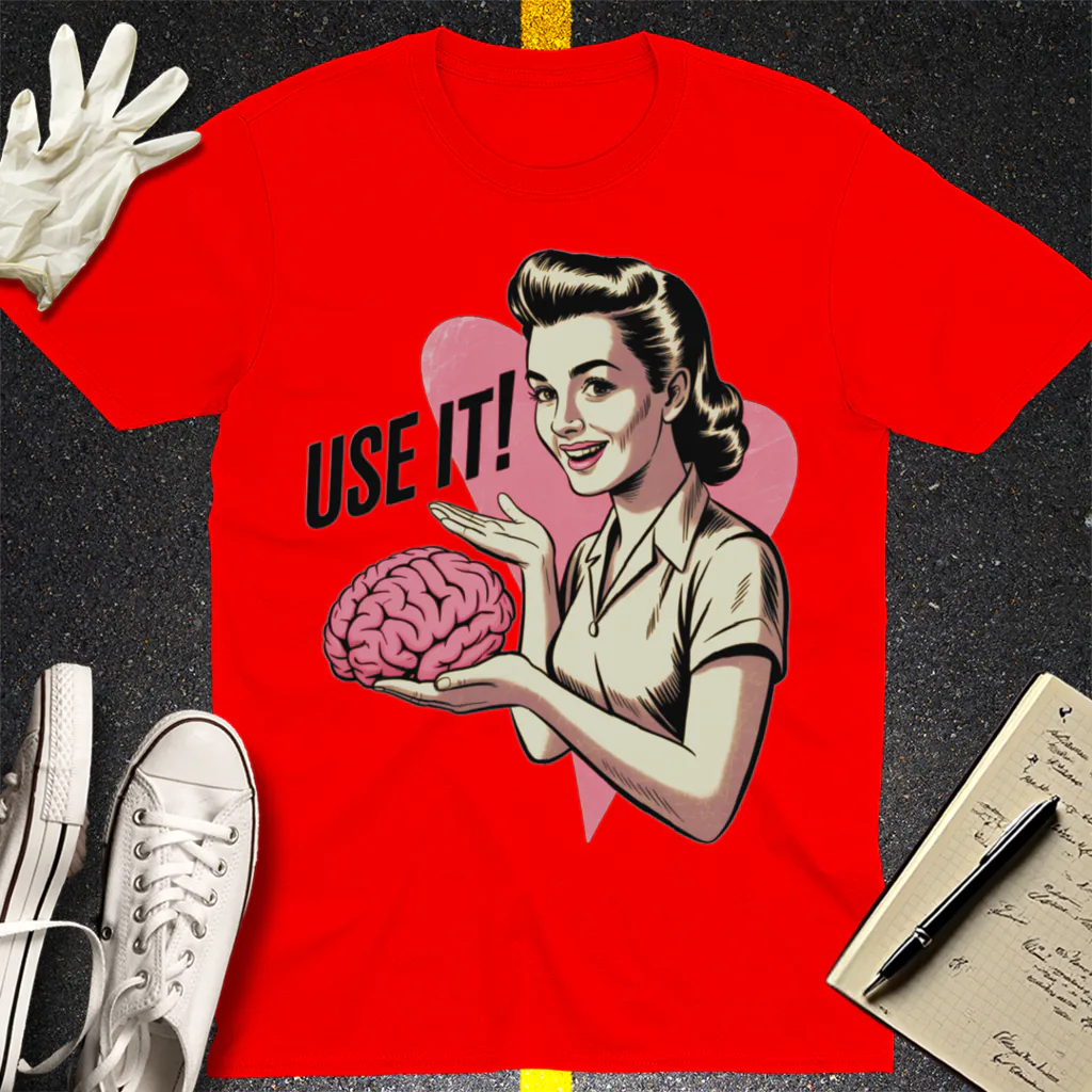 Use Your Brain T-Shirt - Red