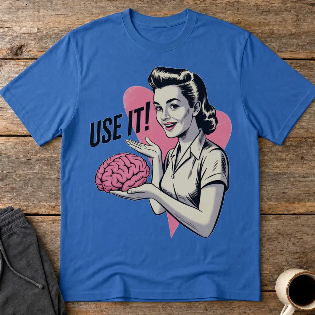 Use Your Brain T-Shirt - Royal